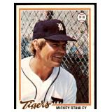 1978 TOPPS MICKEY STANLEY . DETROIT TIGERS #232