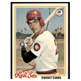 1978 Topps Dwight Evans #695 Boston Red Sox