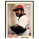 1978 Topps Baseball Card #345 Luis Tiant