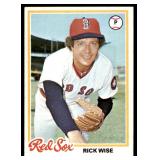1978 Topps Rick Wise Boston Red Sox #572
