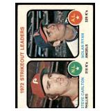 1973 Topps Leaders Steve Carlton/Nolan Ryan