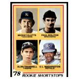 78 Topps RC Shortstops - A. Trammell / P. Molitor