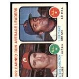 73 Topps League Leaders Steve Carlton / Tiant #65