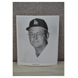 DODGERS MONTY BASGALL MAJOR LEAGUE BASEBALL PHOTO