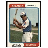 Lot of 25 1974 Topps Baseball Cards