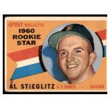 1960 Topps #144 Al Stieglitz Rookie Star