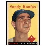1958 Topps #187 Sandy Koufax