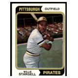 1974 TOPPS WILLIE STARGELL #100 EX+