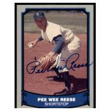 Pee Wee Reese 1988 Pacific Legends #21 SIGNED