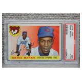 1955 Topps #28 Ernie Banks PSA 5