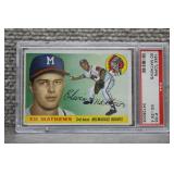 1955 Topps #155 Eddie Matthews #155 PSA 4