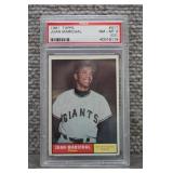 1961 Topps Juan Marichal #417 RC PSA 8 OC