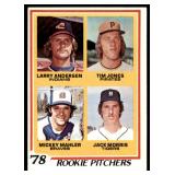 1978 TOPPS ROOKIE PITCHERS JACK MORRIS RC