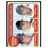 1969 Topps #1 AL Batting Leaders