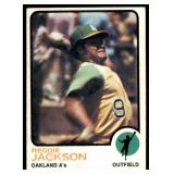 1973 Topps Baseball Reggie Jackson #255