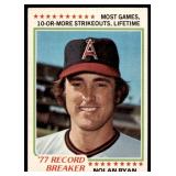 1978 Topps #6 baseball card Nolan Ryan