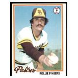 1978 Topps Baseball Card #140 Rollie Fingers