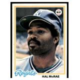 1978 Topps Hal McRae Kansas City Royals #465