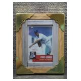 Framed Chris George KC Royals Baseball Card