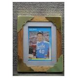 Framed 1987 Fleer Bud Black #365 Baseball Card