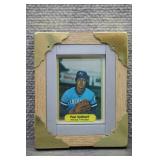 Framed 1982 Fleer Paul Splittorff Baseball Card