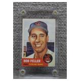 1953 Topps #54 Bob Feller Baseball Card
