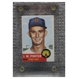 1953 Topps Baseball #211 J.W. Porter Rookie Card