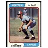 Lot of 25 1974 Topps Baseball Cards