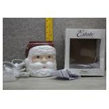 Ceramic Santa Wax Warmer, NIB