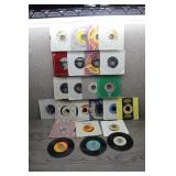 Collection of Vtg 7-inch 45 RPM Vinyl Records