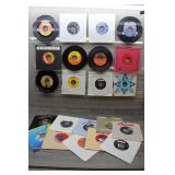 Collection of Vtg 7-inch 45 RPM Vinyl Records