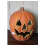 Vtg Tall Orange Jack-O-Lantern