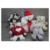 Vtg Plush Animals-Nicholas the Bear, Ty Bears etc.
