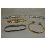 4 Assorted Bracelets, 3 have Magnets