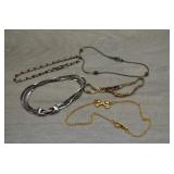 5 Assorted Chain Bracelets