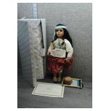 Heritage Signature Native American Doll w Loom