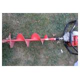 Gas-Powered Portable Power Auger