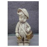 Vtg Chalkware Figurine-Mid Century Hummel Style
