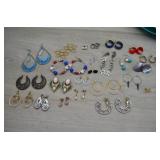 Assorted Earrings, Mostly pierced