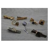 Assorted Tie Clips, Cufflinks, Tie Tacks