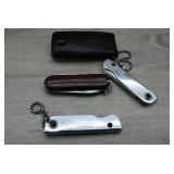 3 Small Pocket Knives