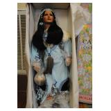 Cathay Collection LightBlue Porcelain Native Doll