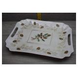 Vtg CKAO Christmas Holiday Serving Tray