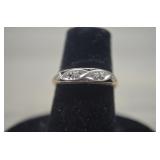 14K White/Yellow Gold Diamond Ring