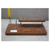 Vtg MCM Wooden Dresser Valet & Desh Organizer