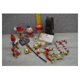 Lot of Vintage Christmas Decorations