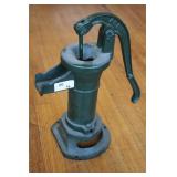 Vintage Cast Iron Green Hand Cistern Pump