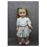 Vtg 1950s Hard Plastic Walking Doll
