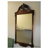 Carved Wooden Decorative Wall Hanging Mirror