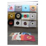 Collection of Vtg 7-inch 45 RPM Vinyl Records